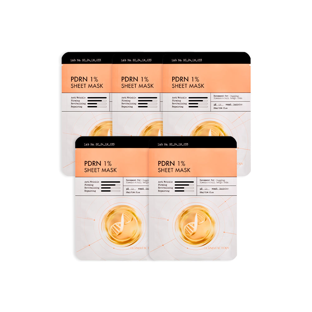 Derma Factory PDRN 1% Sheet Mask 28ml x 5