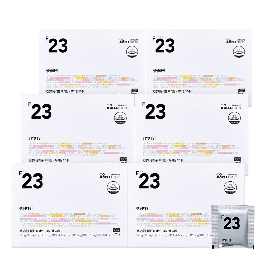 Celltrion SaengSaengTamin 23 Multivitamin & Mineral Multi-Pack (6 Boxes)