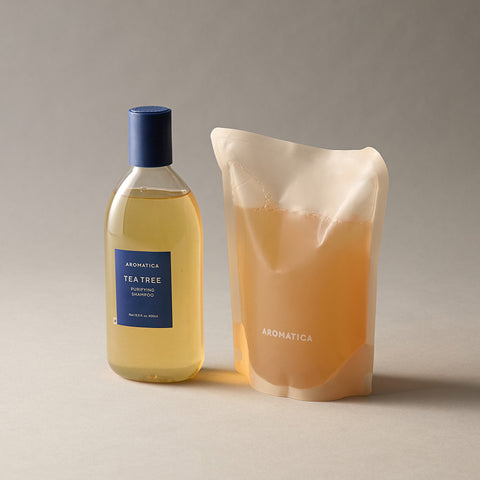 Aromatica Shampoo 400ml & Refill 500ml Set (Rosemary Shampoo + Refill)