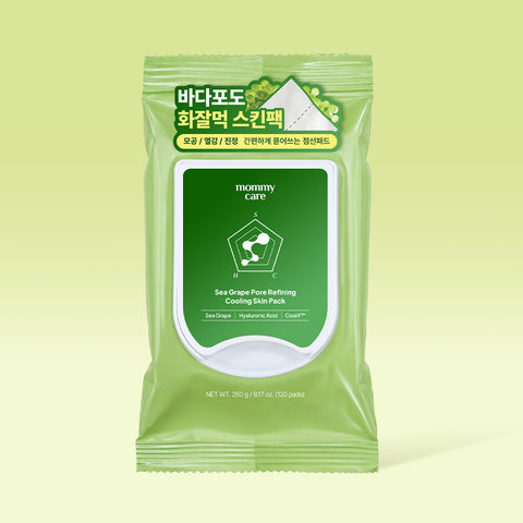 MommyCare Sea Grape Pore Cooling Skin Pack 120 Sheets