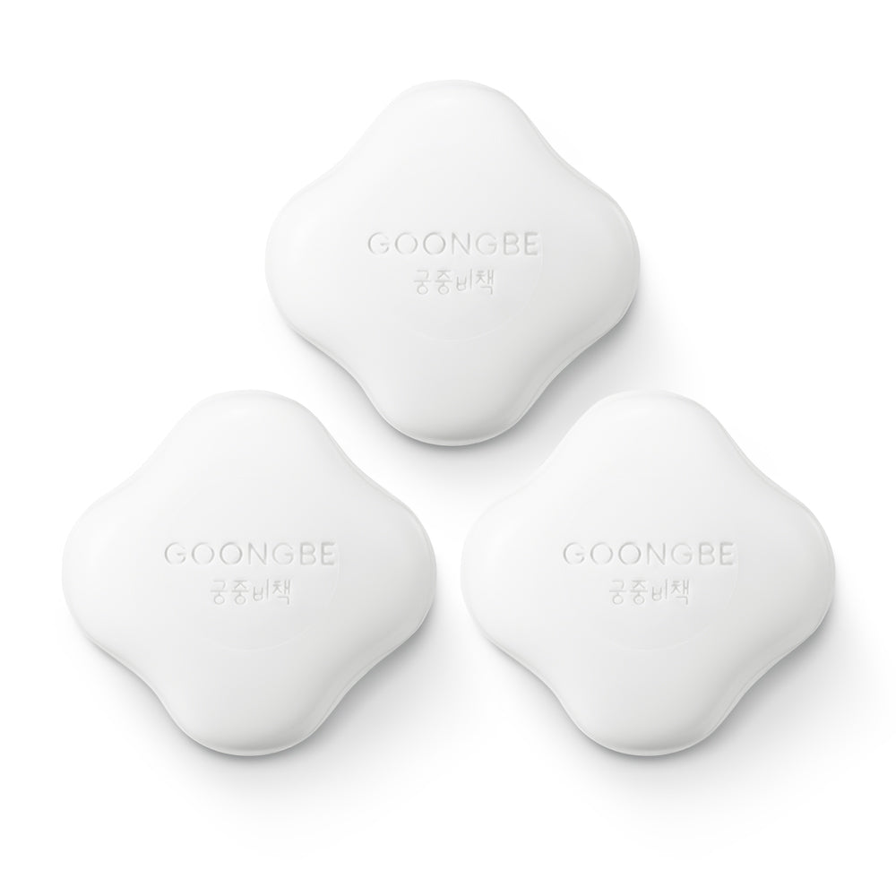Goongbe Preemune Creamy Soap 90g x 3 Set (Bath, Shampoo, BotThome Cleanser)