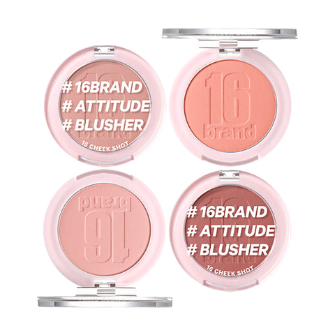 Chosungah Beauty 16Brand Cheek Shot Face Blusher (6 Colors)