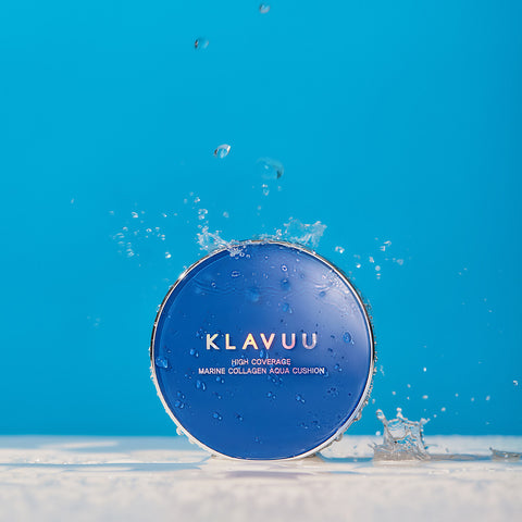 KLAVUU Cooling Moisture Radiance Essence Marine Collagen Aqua Cushion 12g
