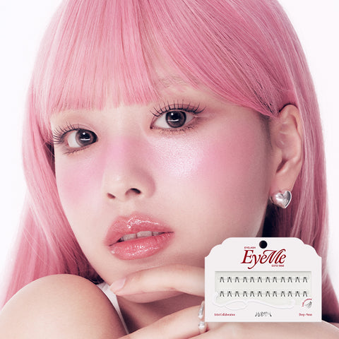 Picasso Eyeme Cluster Eyelashes 8pcs Set (+ Silver Curler)