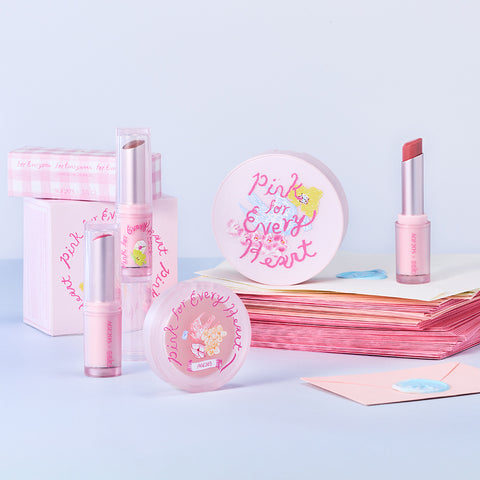 AGE20'S Pink For Every Heart Edition D'Origin Essence Pact Pink Latte 12.5g (Main + Refill + 2 Puffs)