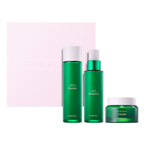 Evercell Cell Vital Skincare 3-Piece Set (Essence + Cream + Emulsion)