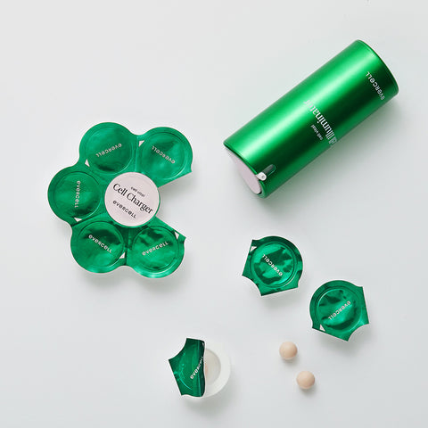 Evercell Vital Cell Illuminator 15ml + Charger 7 Capsules x2 (2-Week Program)