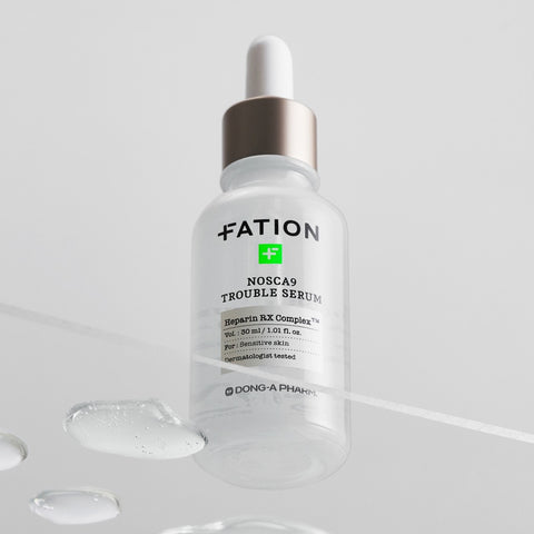 FATION Nosca9 Trouble Soothing & Scar All-Care Set (Serum 30ml x2, Ampoule 15ml, Cream 70ml)