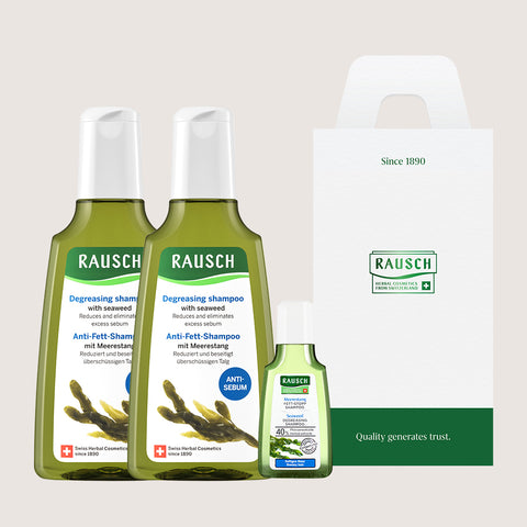 RAUSCH Seaweed Oily Scalp Shampoo 200ml Duo Gift Set