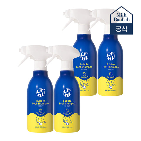 Milk Baobab Lifeholic Bubble Foot Shampoo 400ml - Ice Lemon & Fresh Grapefruit