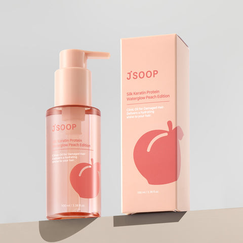 Jsoop Silk Keratin Peach Edition Protein Hair Essence Water Glow 100ml