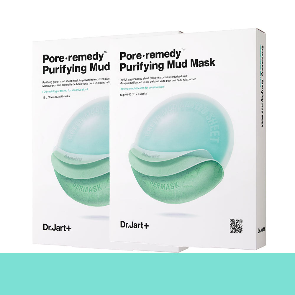 Dr.Jart+ Pore Remedy Purifying Mud Mask 5-sheet (2 pack)