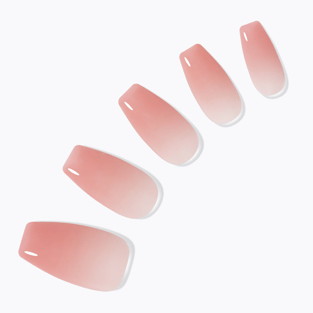 Dashing Diva Magic Press Rose Burn (Coffin) Nail Tips