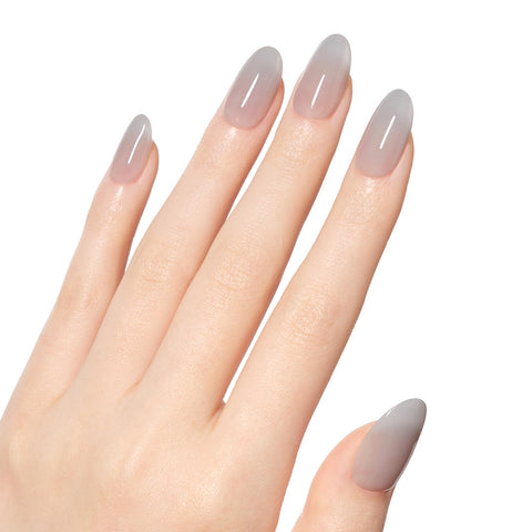 Dashing Diva Magic Press Cloud Ash (Almond) Nail Tips