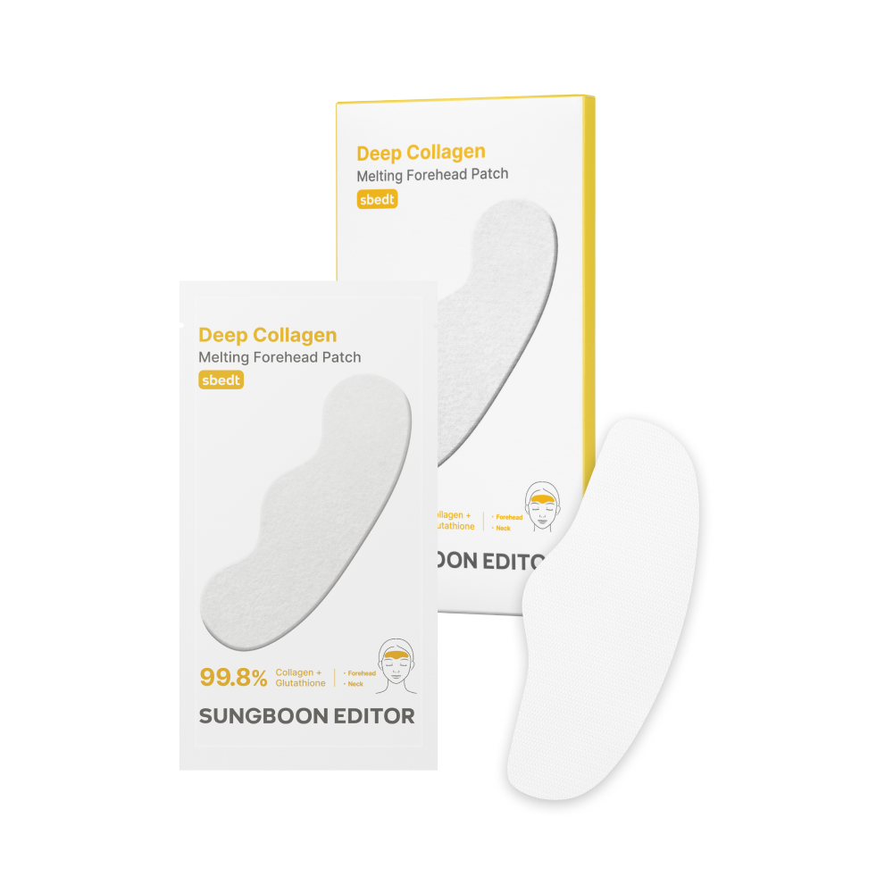 Sungboon Editor Wrinkle-Improving Deep Collagen & Glutathione Melting Forehead Patches (6 patches)