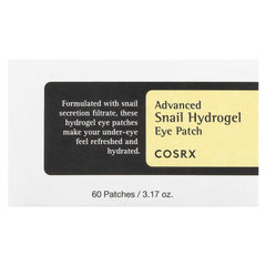 Soonsu Beauty Advanced Snail Hydrogel Eye Patch 60Patches side view