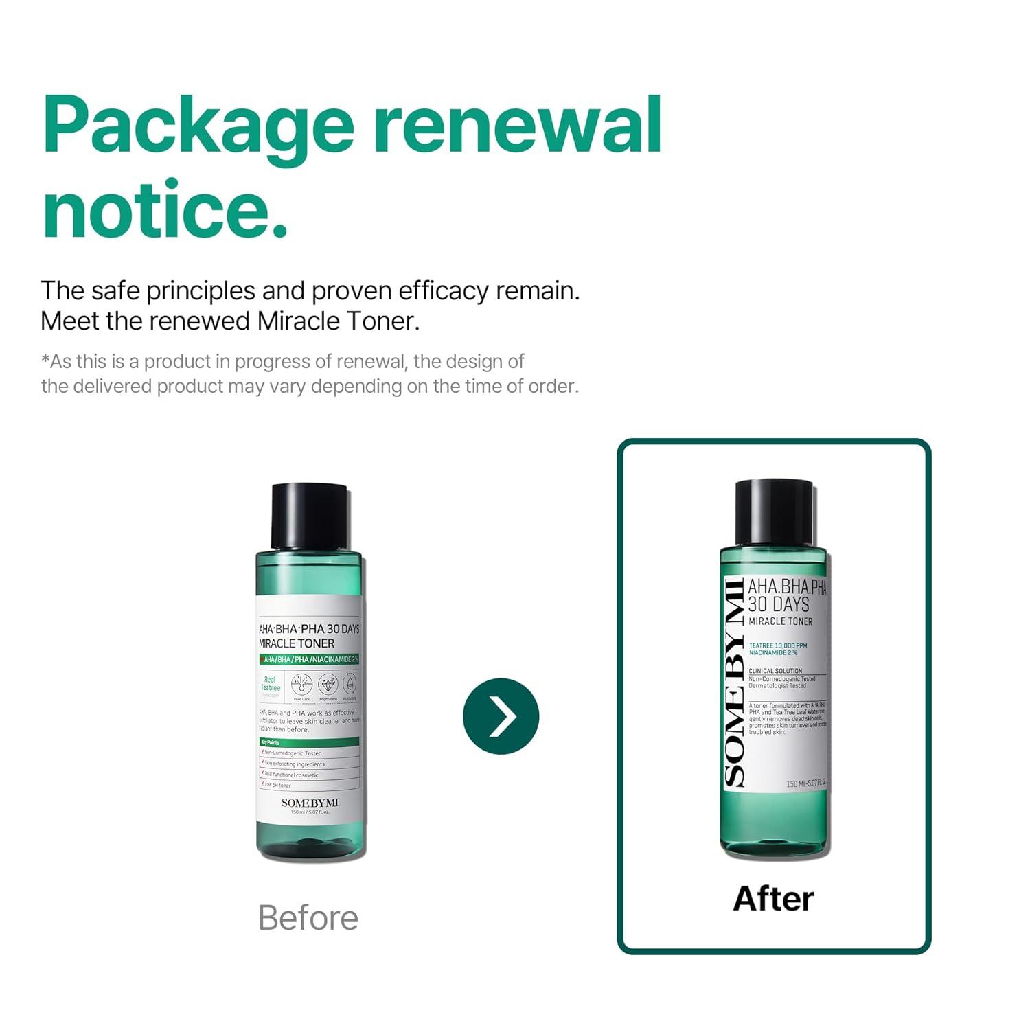 Soonsu Beauty AHA BHA PHA 30 days Miracle Toner packaging design