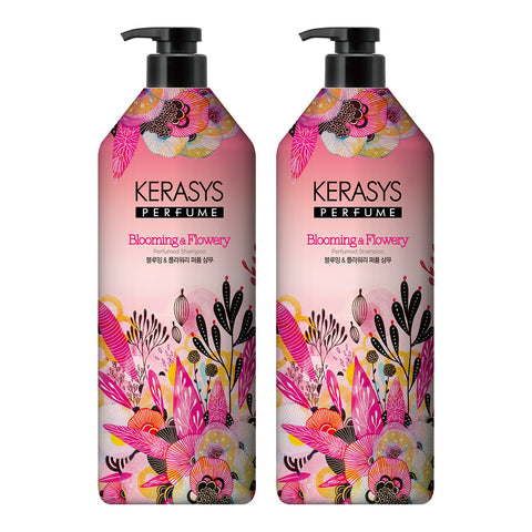 Kerasys Perfume Shampoo Lovely Romantic 980ml x2 + Oilex Shampoo 60ml