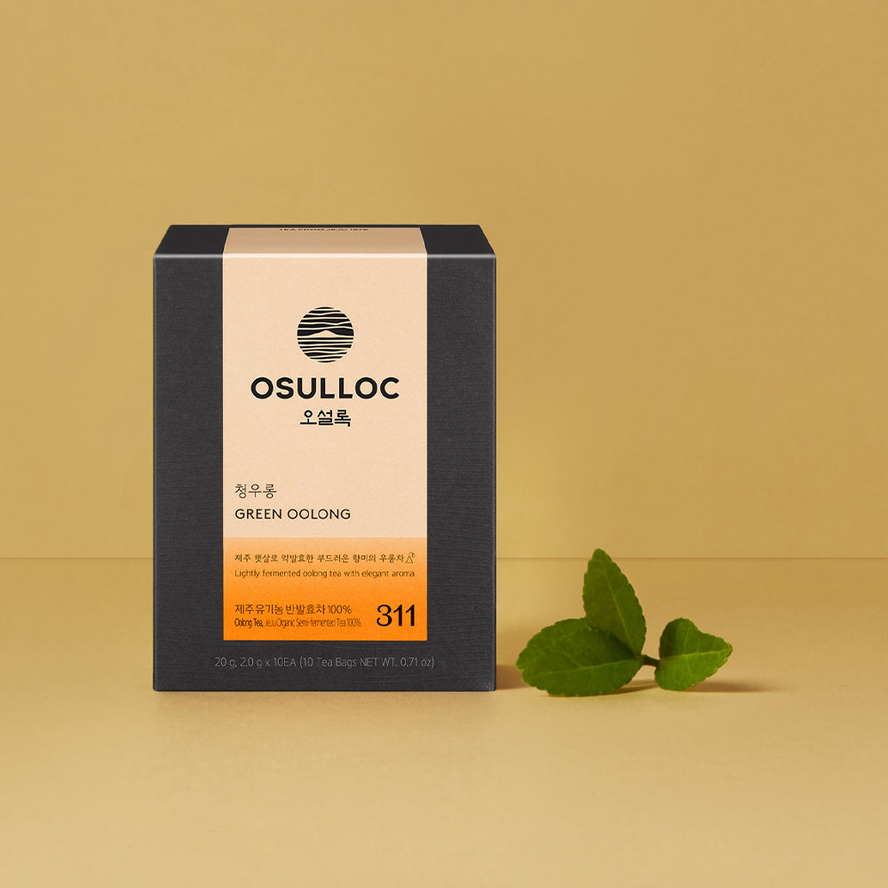 OSULLOC Cheong Oolong Pyramid Tea Bags 10 Count