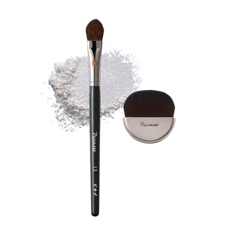 Picasso 13 Highlighter Brush 1EA (with Flat Brush)