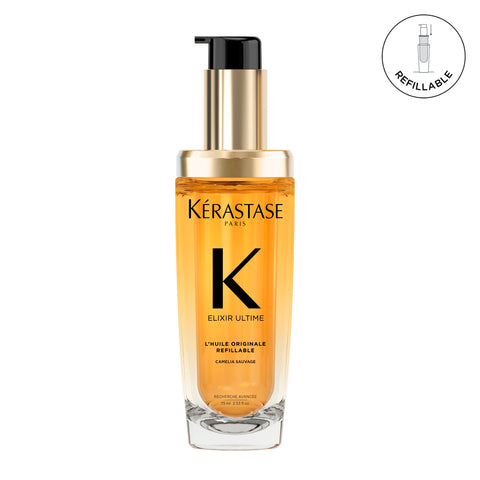 Kerastase Elixir Ultime Original Hair Oil 75ml + Refill 75ml