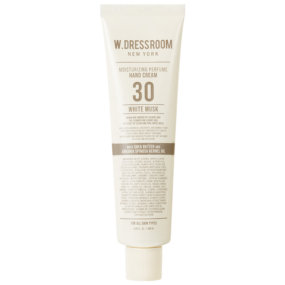W.Dressroom Perfume Hand Cream No.30 White Musk 100ml