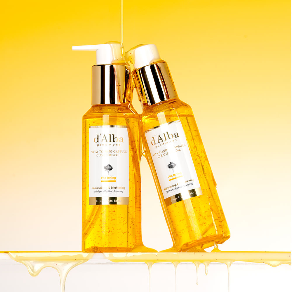 d'Alba Vita Toning Capsule Cleansing Oil 150ml Double Pack