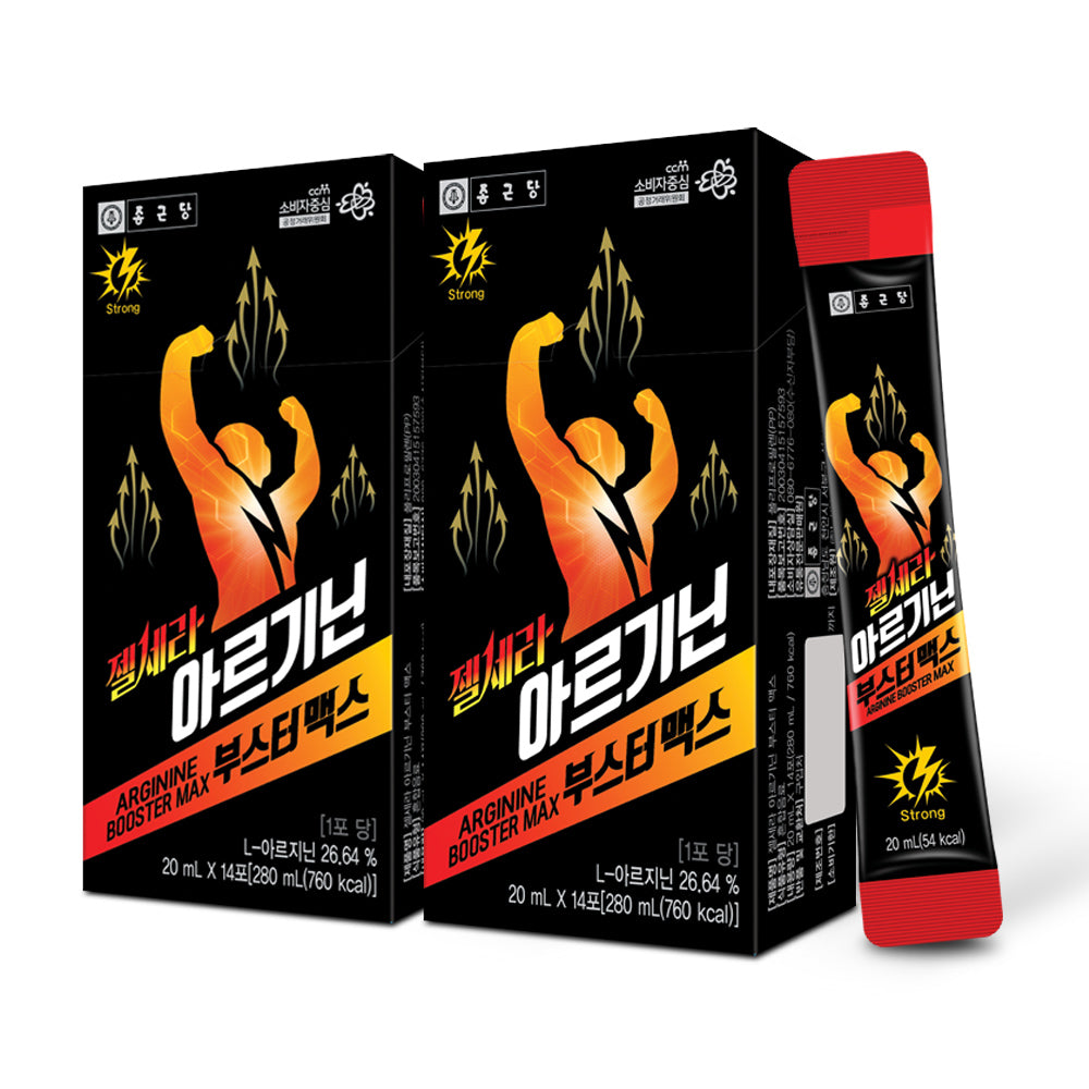 Chongkundang Jelsera Arginine Booster Max 20ml x 14 sachets (2 Pack)