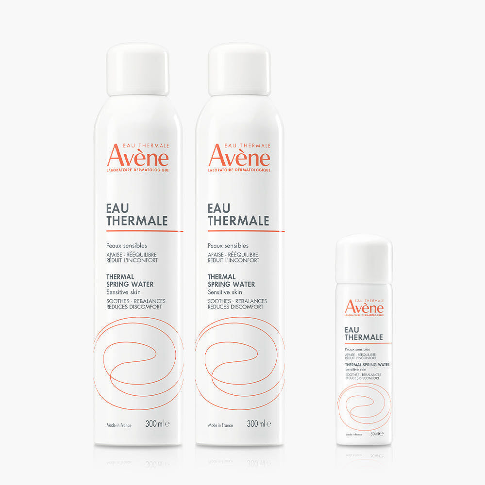 Avene Eau Thermale Thermal Spring Water 300ml x 2 + 50ml