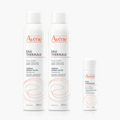 Avene Eau Thermale Thermal Spring Water 300ml x 2 + 50ml