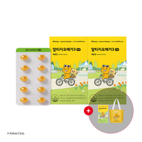 Denps x Kakao Friends RTG Omega-3 Kids 2-Box (30-Day Supply)