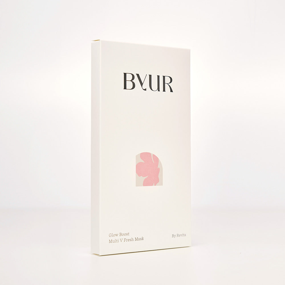 BYUR Glow Boost Multi V Fresh Retinol Brightening Mask Pack - 4-Sheet Set