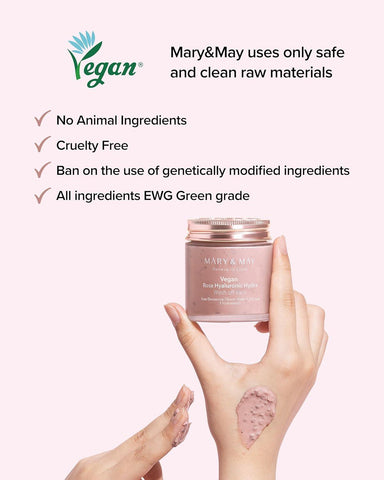 Soonsu Beauty Vegan Rose Hyaluronic Hydra Wash off Pack side view