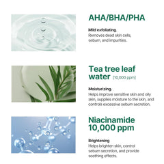 Soonsu Beauty AHA BHA PHA 30 days Miracle Toner application use