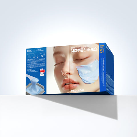 Mediheal Derma Modeling Pack [Hyaluronic Deep Moisture] 5 Treatments (Ampoule 2ml / Powder 28g)