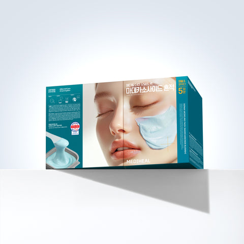 Mediheal Derma Modeling Pack [Madecassoside Trace] 5-Use (Ampoule 2ml / Powder 28g)
