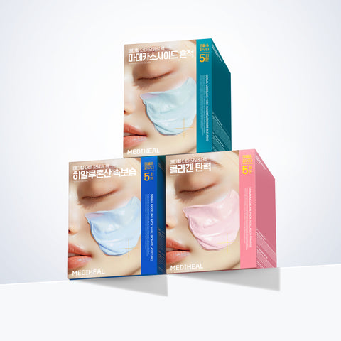 Mediheal Derma Modeling Pack [Madecassoside Trace] 5-Use (Ampoule 2ml / Powder 28g)