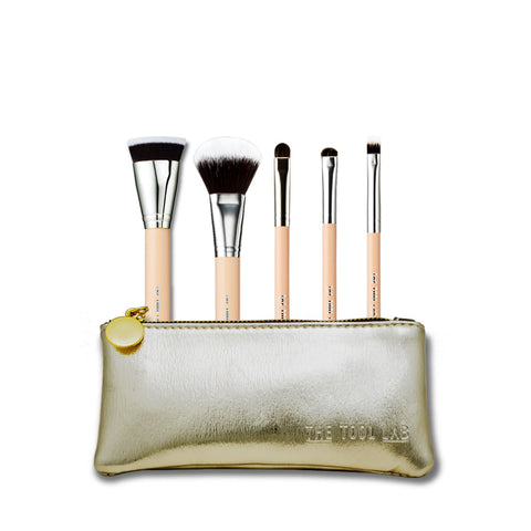 The Tool Lab 501 Brush Set Mini Makeup Travel Set