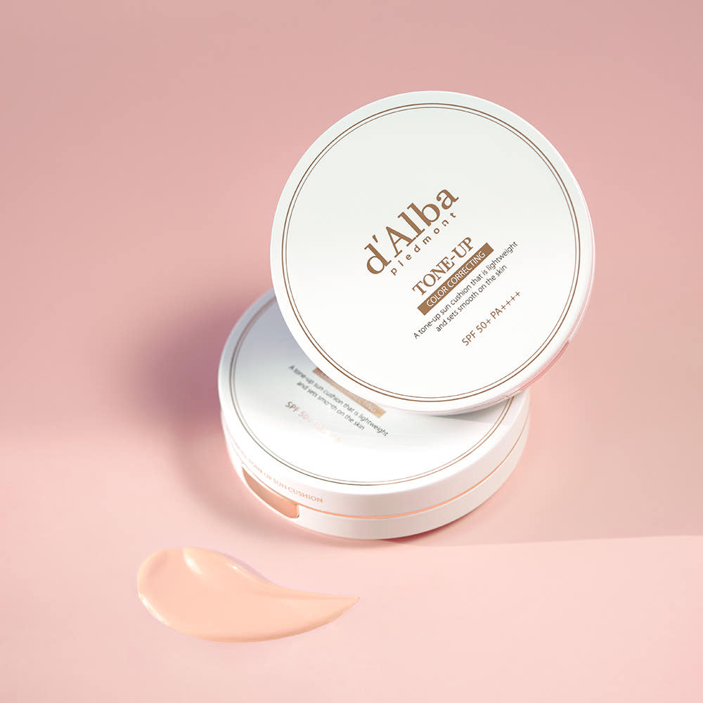 d'Alba Waterfull Tone Up Sun Cushion 15g + Refill Set