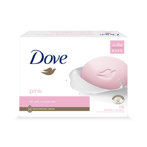 Dove x FIFA Edition Vegan Beauty Bar 90g 4-bar pack x2 (Beauty Cream) + 4-bar pack x2 (Pink Beauty Bar)