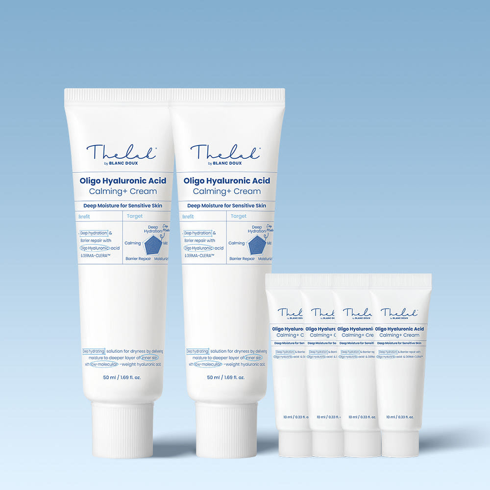 THE LAB by blanc doux Low Molecular Hyaluronic Acid Calming+ Cream 50ml (2 Pack)