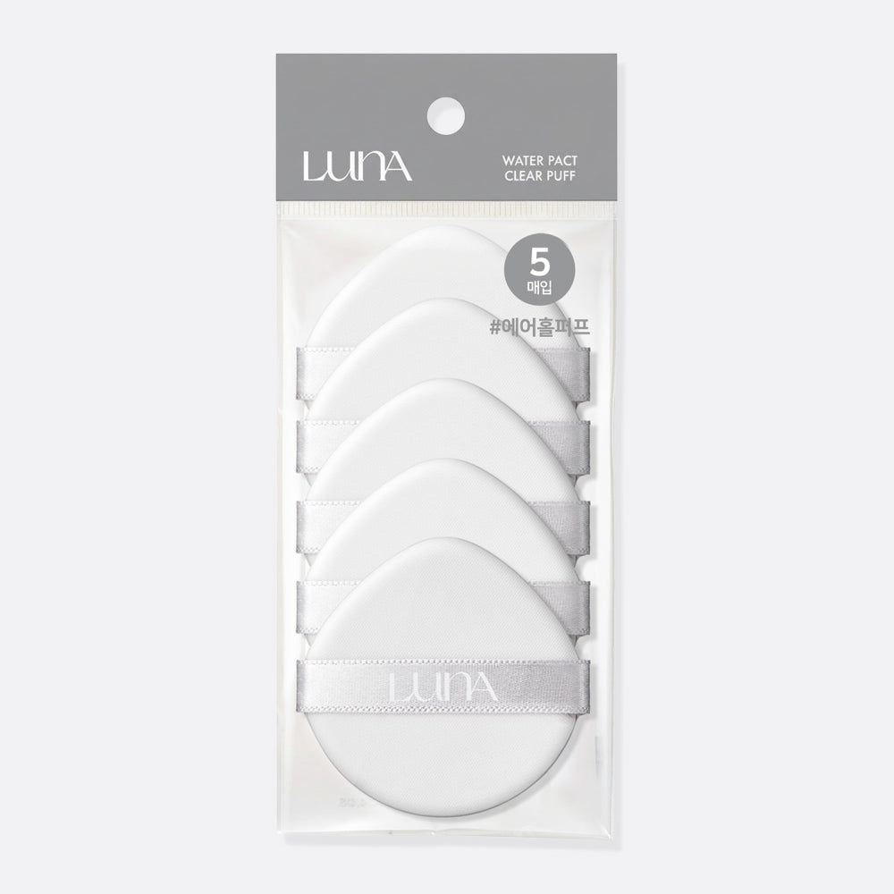 Luna Moisture Glow Pact Clear Puff - 5 Pack
