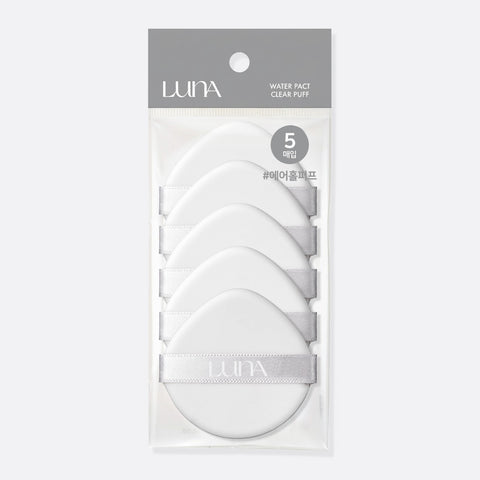 Luna Moisture Glow Pact Clear Puff - 5 Pack