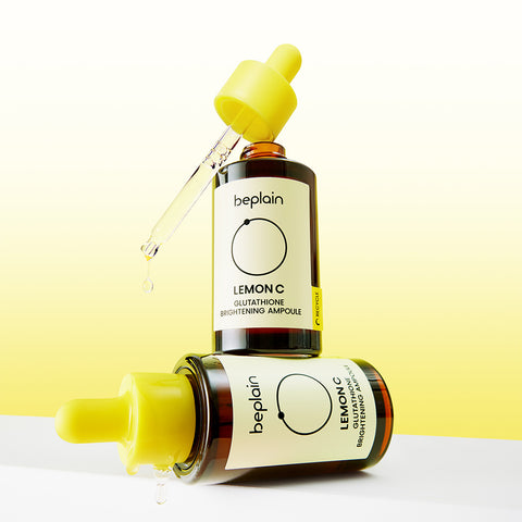 Beplain Lemon C Glutathione Brightening Pad 70pcs + Brightening Ampoule 30ml 2-piece Set