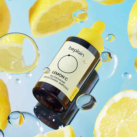 Beplain Lemon C Glutathione Brightening Pad 70pcs + Brightening Ampoule 30ml 2-piece Set