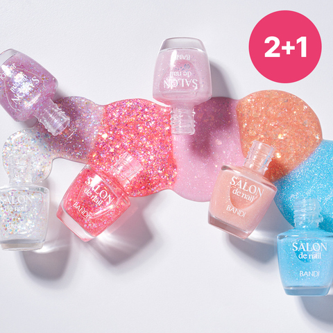 BANDI Salon de Nail Syrup & Glitter [2+1] 7ml