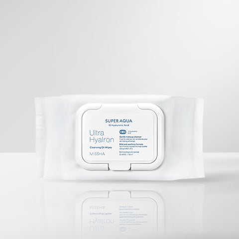 MISSHA Super Aqua Ultra Hyalon Cleansing Oil Tissue 70 sheets (2 pack)