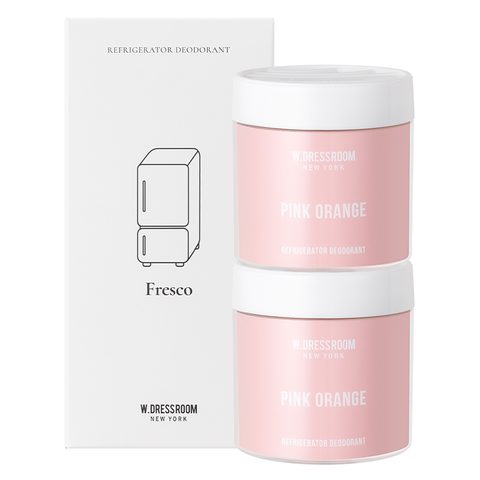 W.Dressroom Refrigerator Deodorizer Pink Orange 120g (2 Pack)