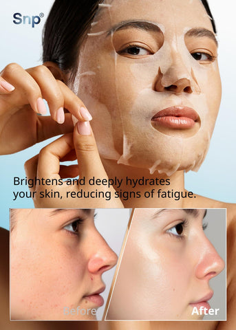 Soonsu Beauty Bird's Nest Aqua Ampoule Mask texture close-up