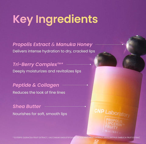 Soonsu Beauty Propolis Lipcerin Fruity side view